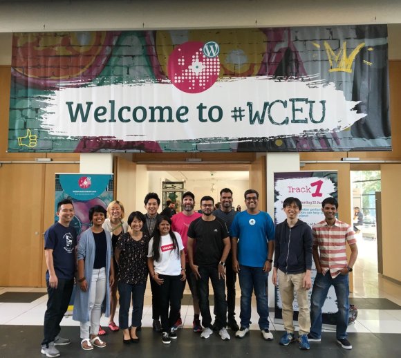 Sebagian penyelenggara WordCamp Asia 2020 di WCEU 2019